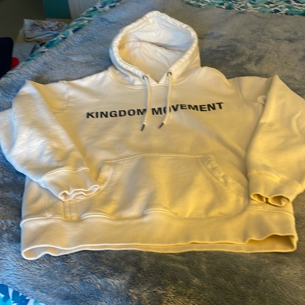 Heavy Cotton Hoodie Sweatshirt. Size S